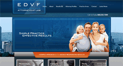 Desktop Screenshot of eddf-law.com